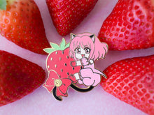 Load image into Gallery viewer, Mew Ichigo Gold Enamel Pin
