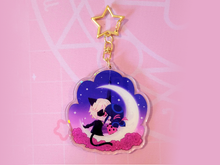 Load image into Gallery viewer, Ladynoir Moonlit Kiss Keychain
