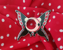 Load image into Gallery viewer, Ruby Moon CCS Guardian Silver Enamel Pin
