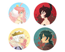 Load image into Gallery viewer, Princess Tutu Character Button Pin Backs 1.75&quot;
