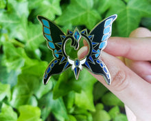 Load image into Gallery viewer, Spinel Sun Guardian Silver Enamel Pin
