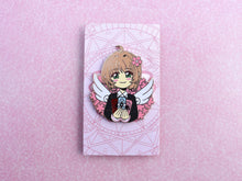 Load image into Gallery viewer, CCS Sakura Bust Enamel Pin
