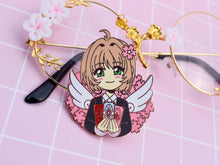 Load image into Gallery viewer, CCS Sakura Bust Enamel Pin
